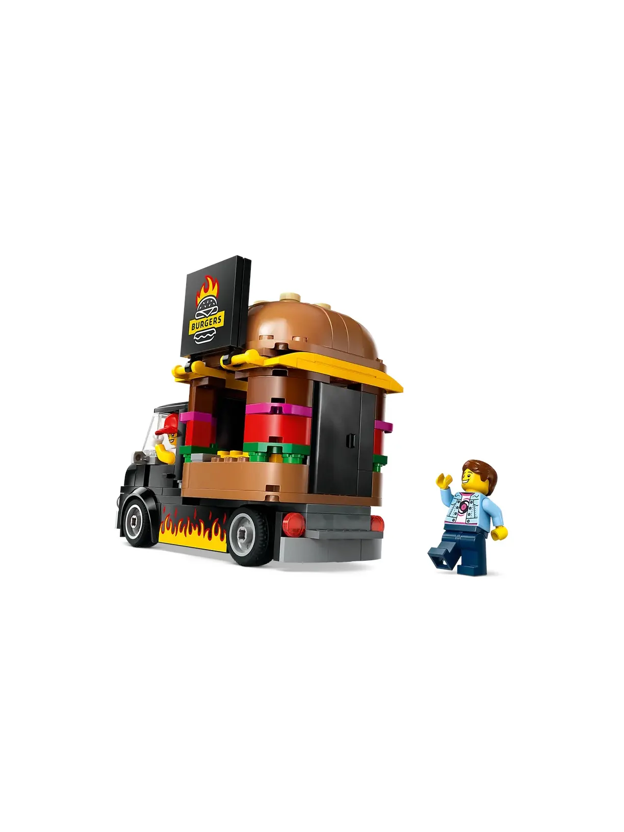 Конструктор LEGO City Бургерная на колесах 194 дет. - фото 4