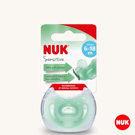 Пустышка Nuk силикон ортодонтическая от 6 мес. 1 шт.