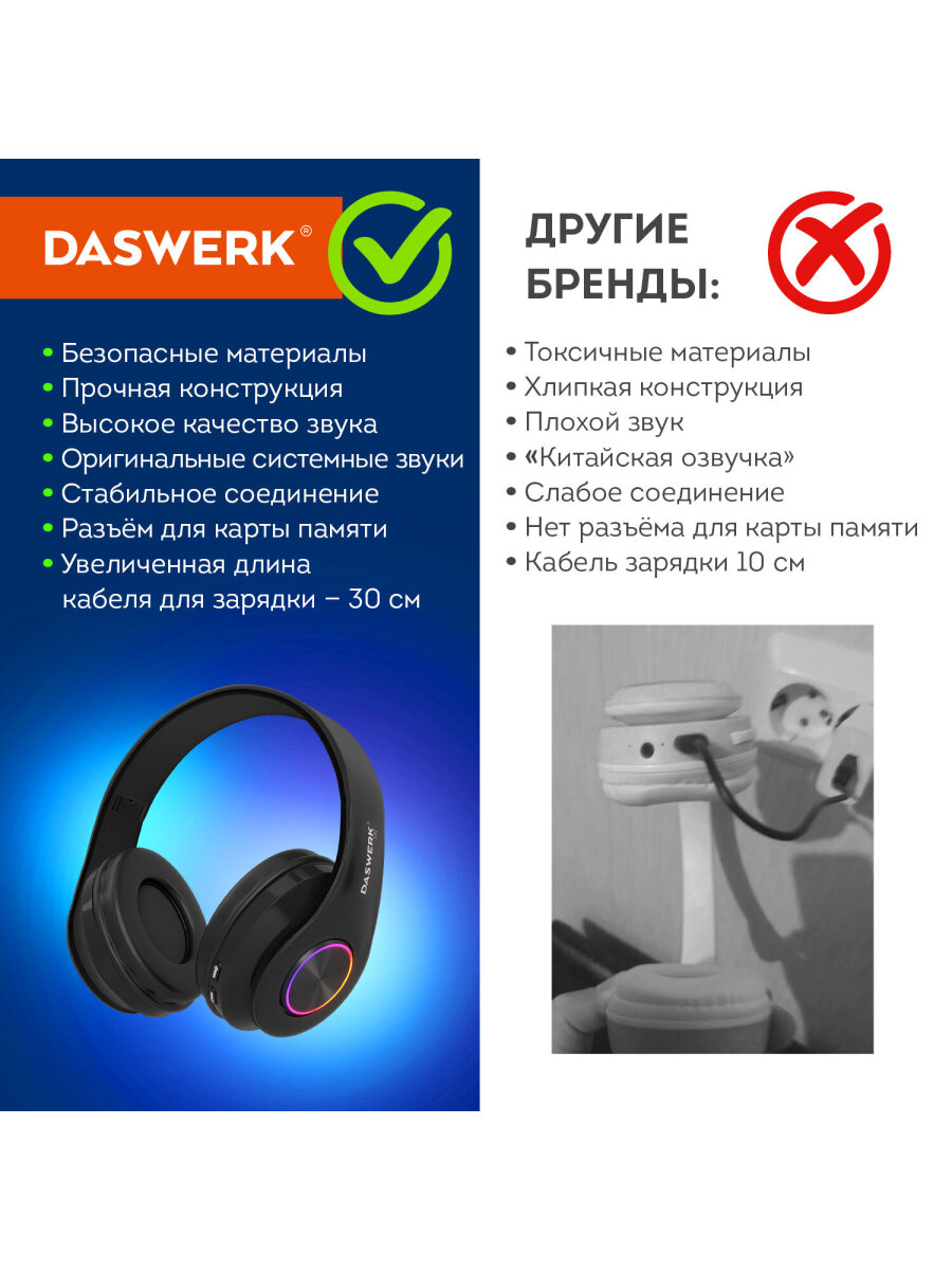 Наушники игровые DASWERK - фото 12
