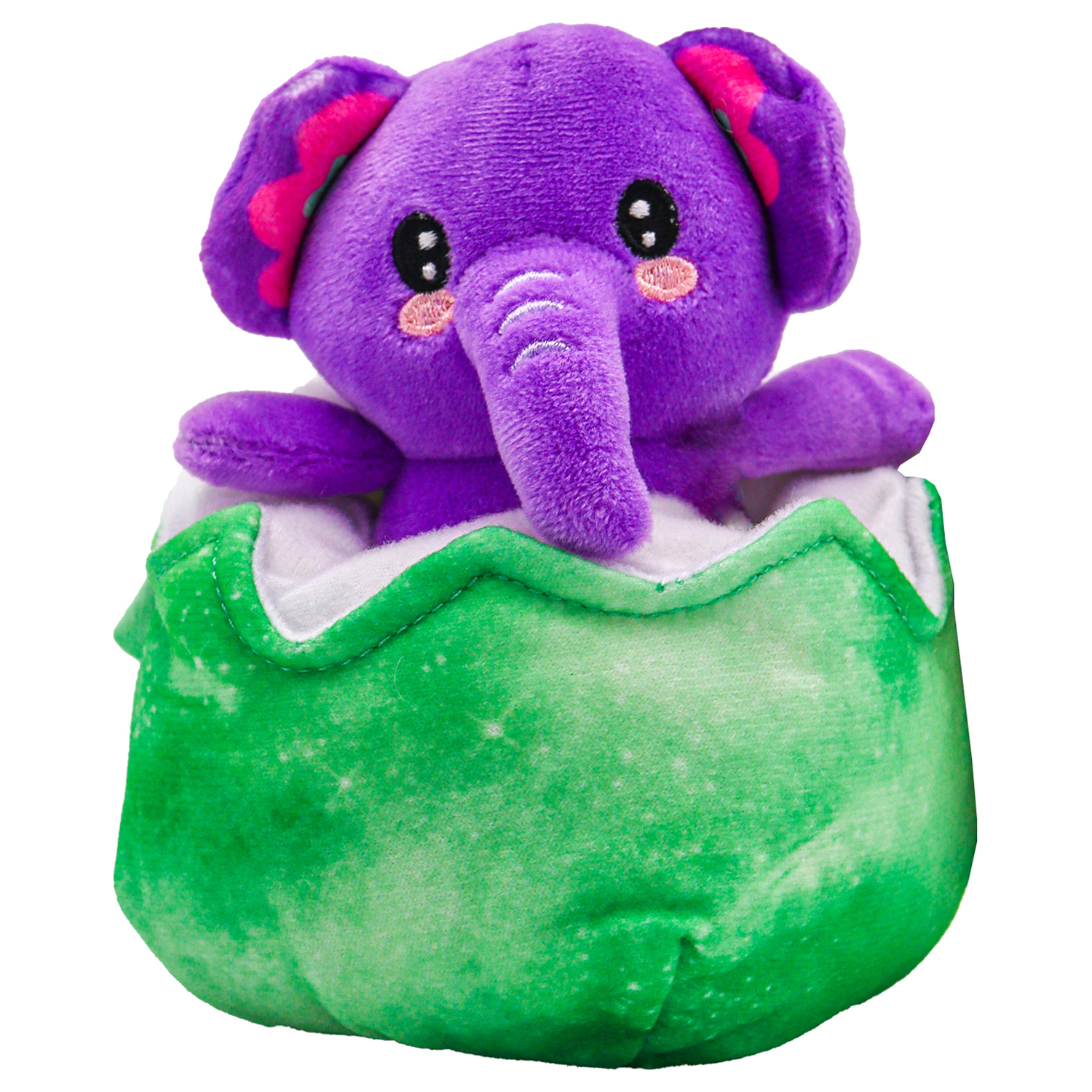 Игрушка Funky Toys мягкая фиолетовый слоник 10 см FT5907-4 - фото 3