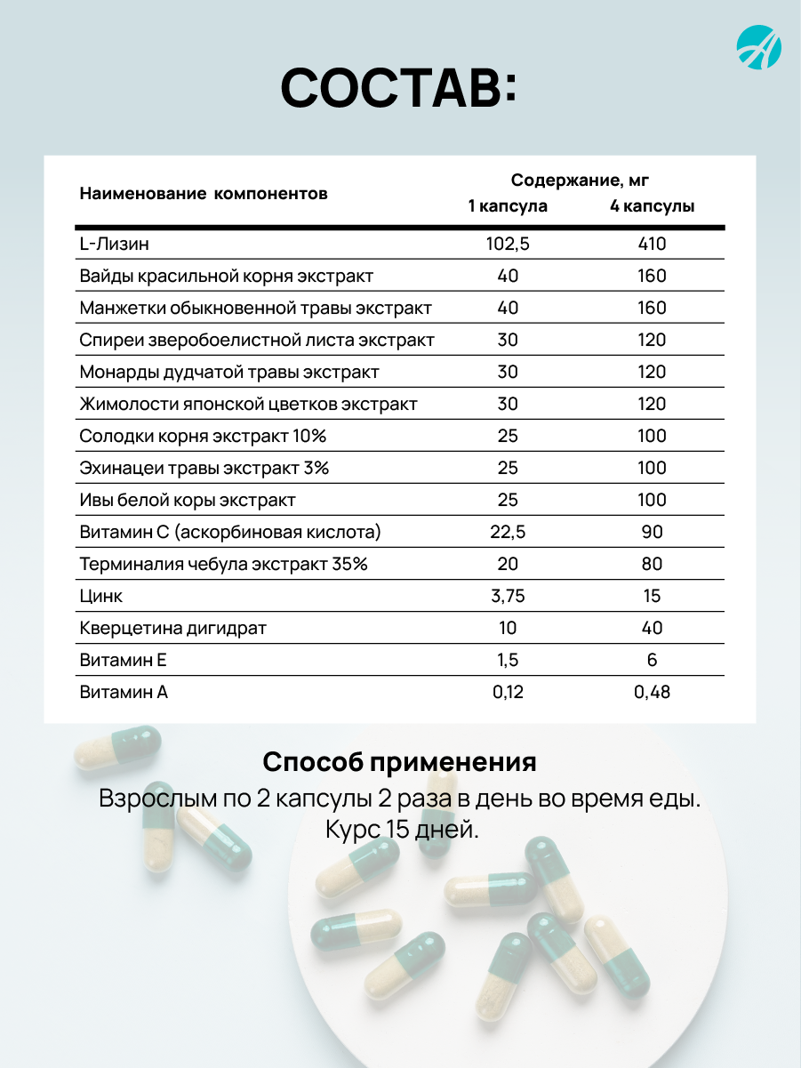 Противовирусное средство. Арт Лайф Art Life Неовирол (Neovirol), 60 капсул. - фото 6