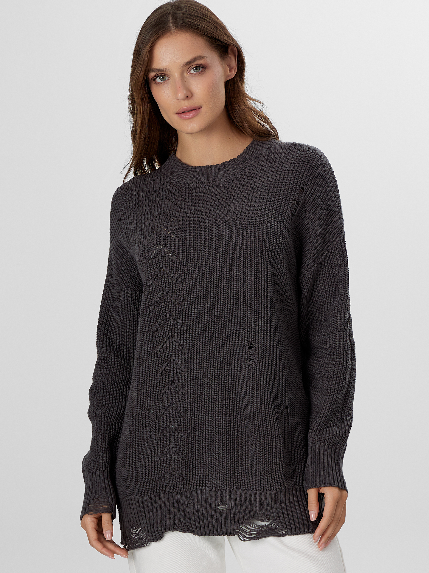 Джемпер Mark Formelle (Марк Формэль) 122632-1/серый - фото 1