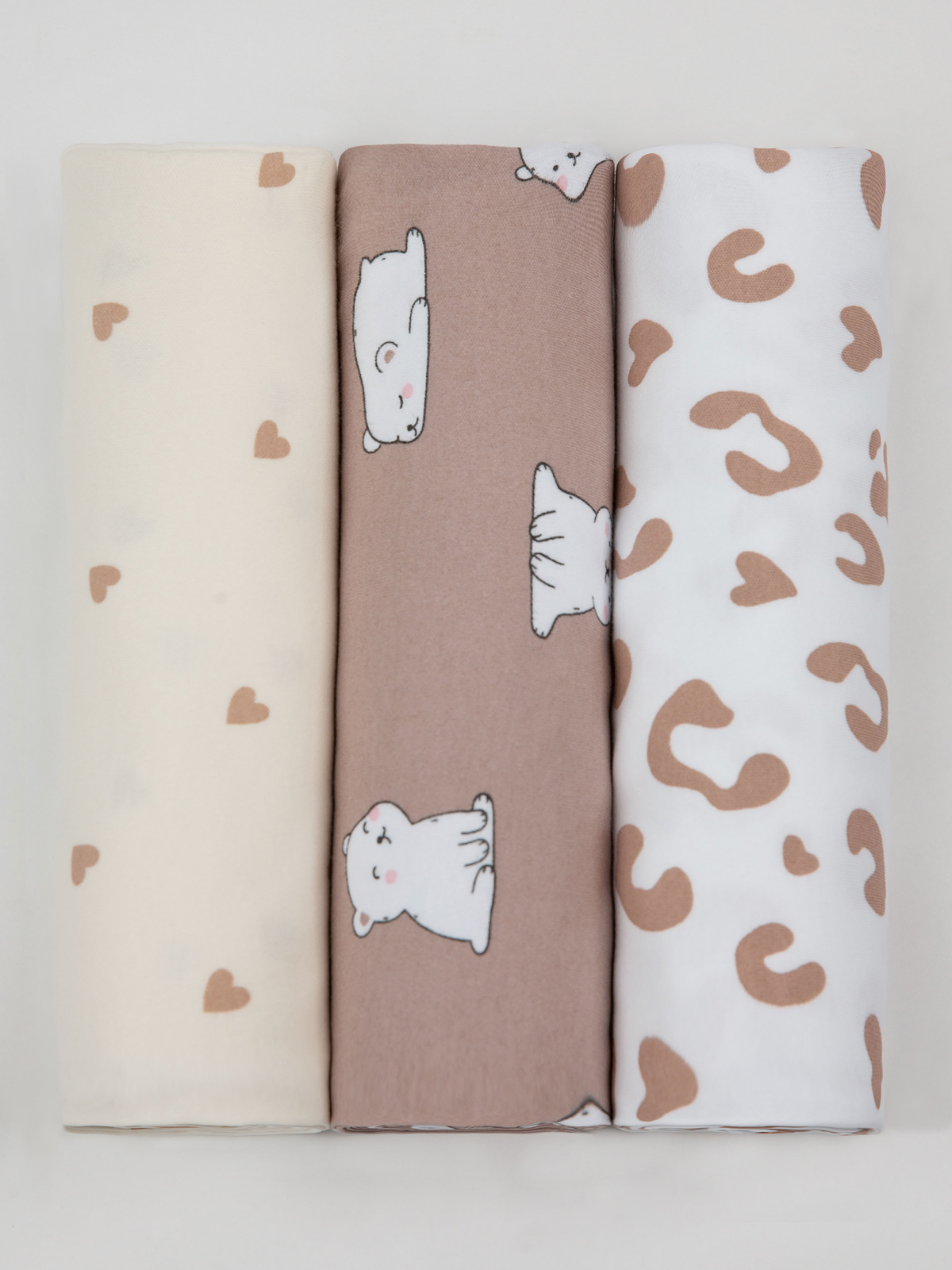 Пелёнка inlovery трикотаж 85х100 см 3 шт. - фото 7