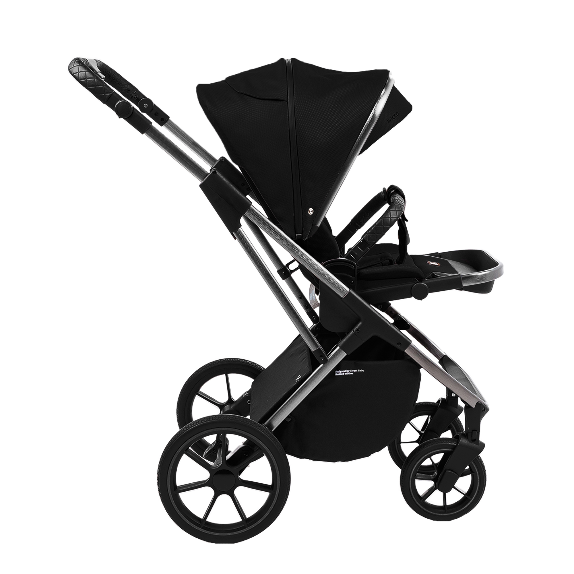 Коляска 2в1 Sweet Baby Rocco Black черный - фото 33