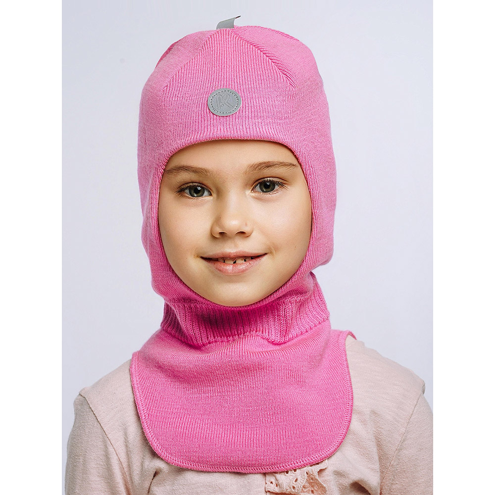 Шапка и снуд ПриКиндер U-Sp22547 Цвет: Розовый - фото 1