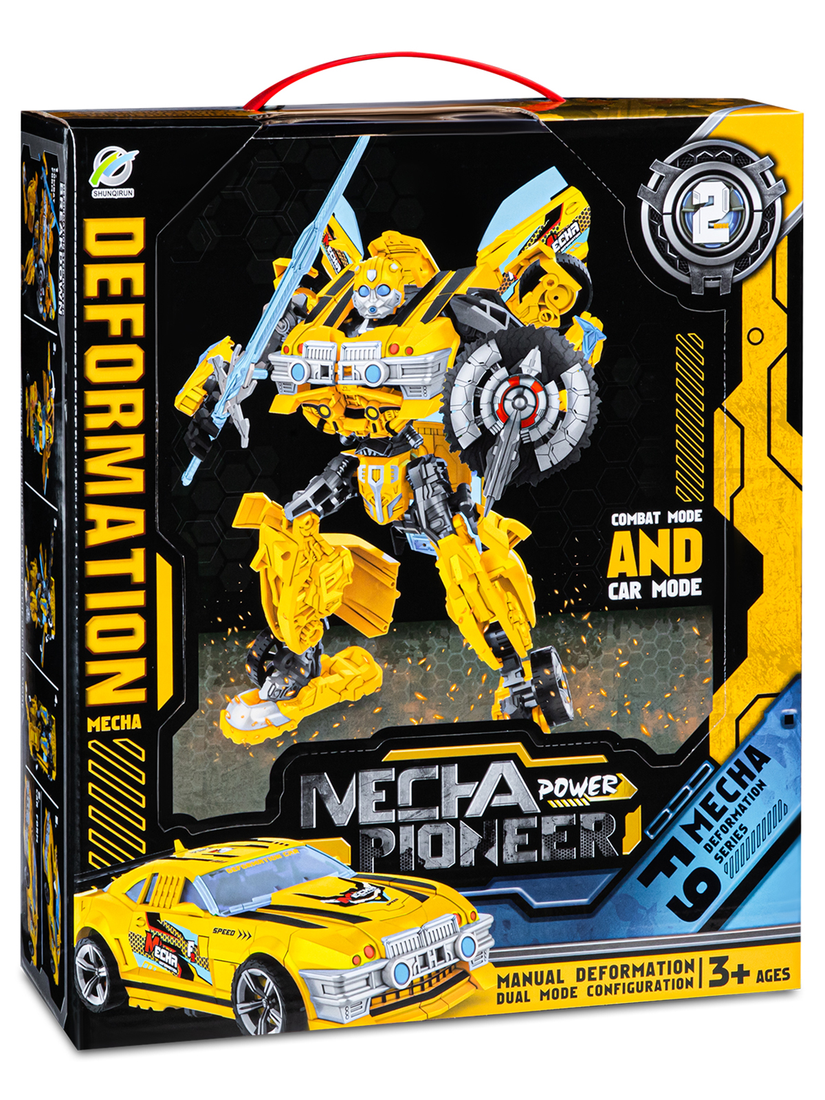 Фигурка AUTODRIVE Робот трансформер Машинка - фото 19