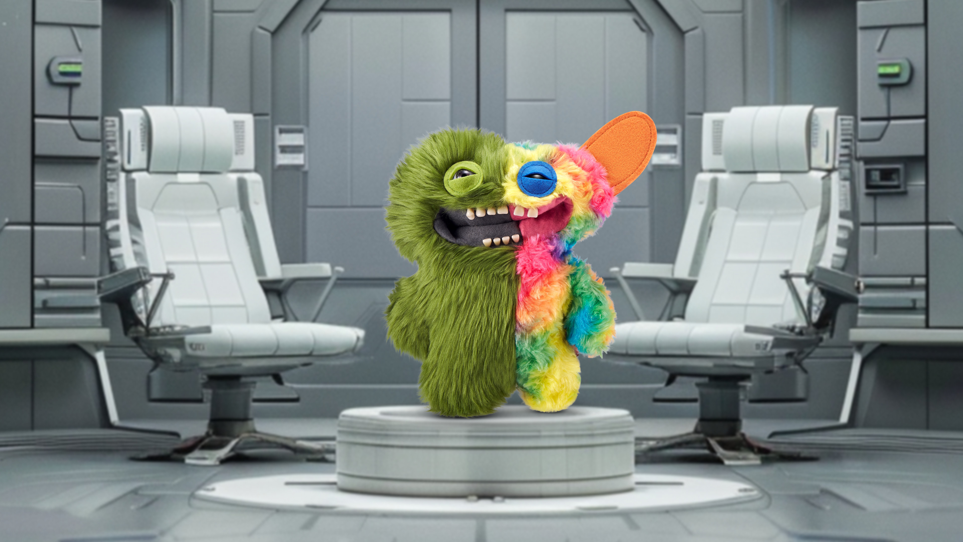 Мягкая игрушка FUGGLER изумрудно-разноцветный - фото 8