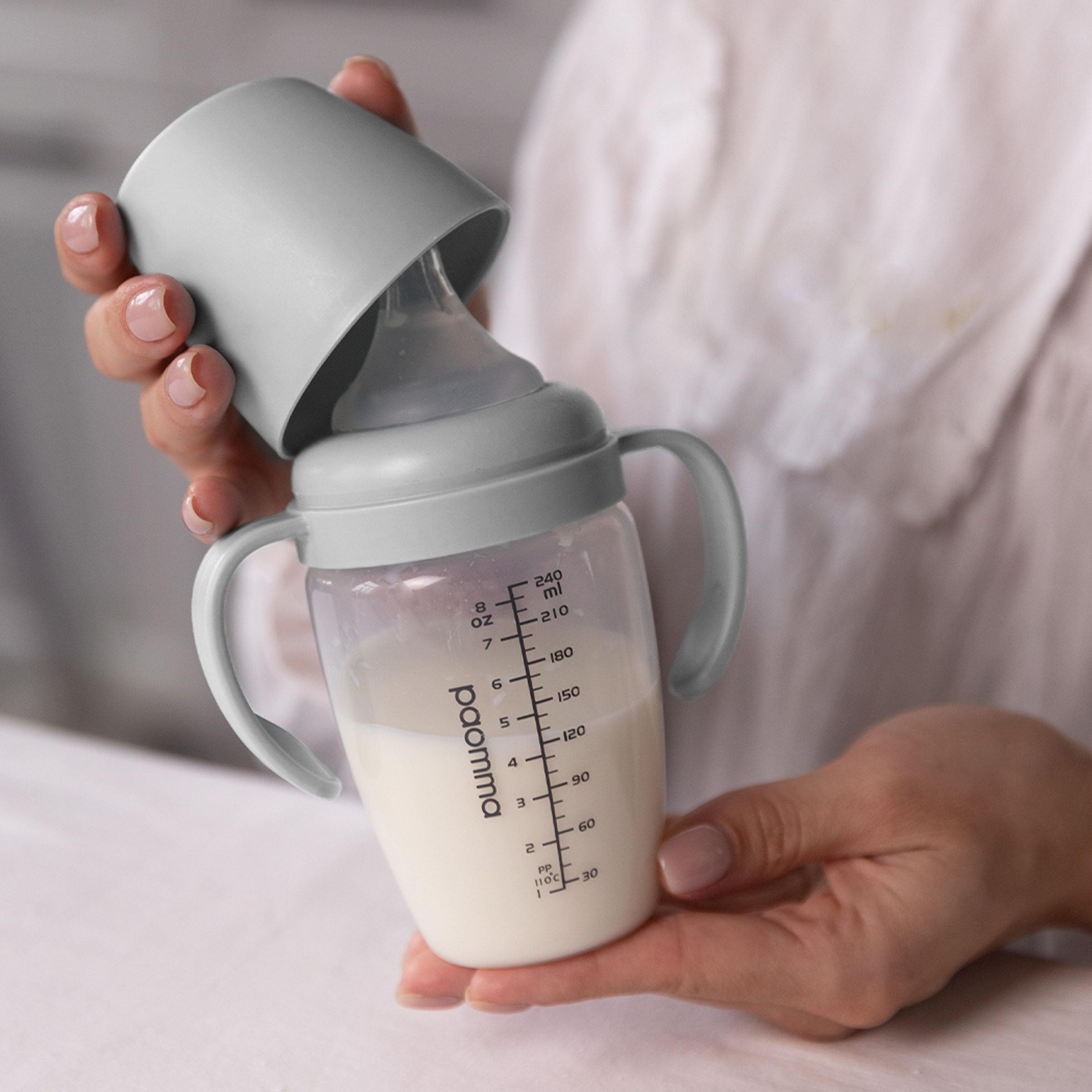 Бутылочка Paomma Anti-Colic 240 мл в ассортименте - фото 14