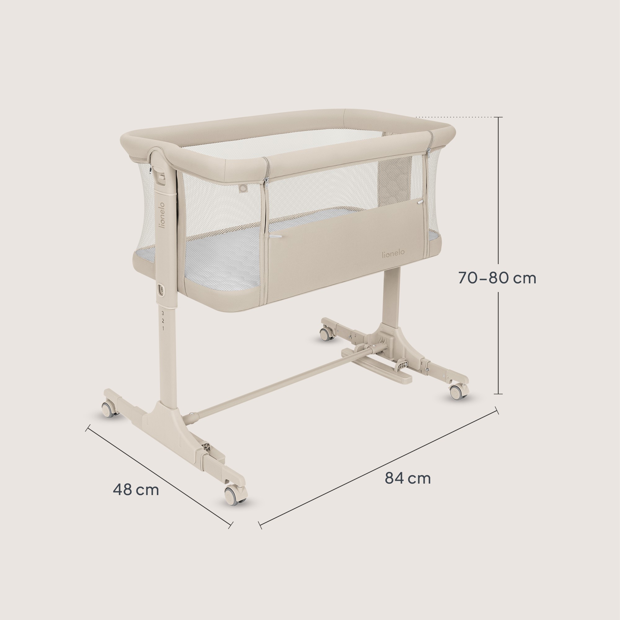 Колыбель Lionelo Pari бежевый - фото 9