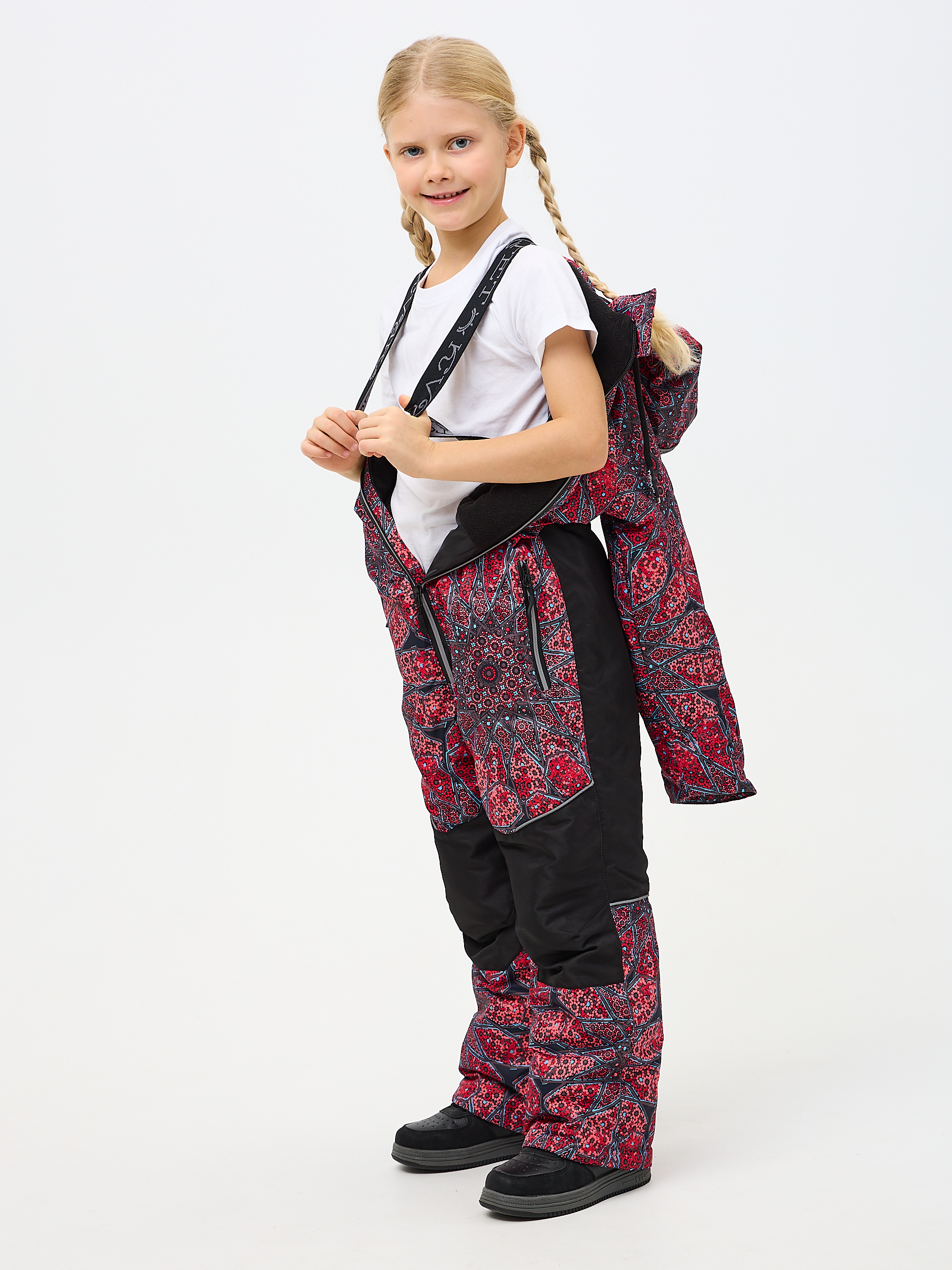 Комбинезон Kvartet 854 т.серый-красный - фото 7