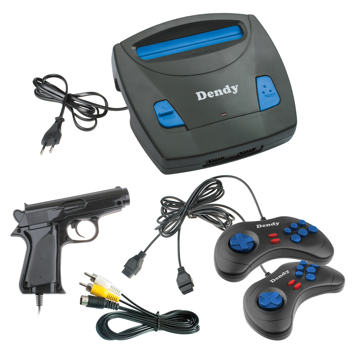 Игровая приставка Dendy Dendy Classic 400 с пистолетом + конвертер - фото 9