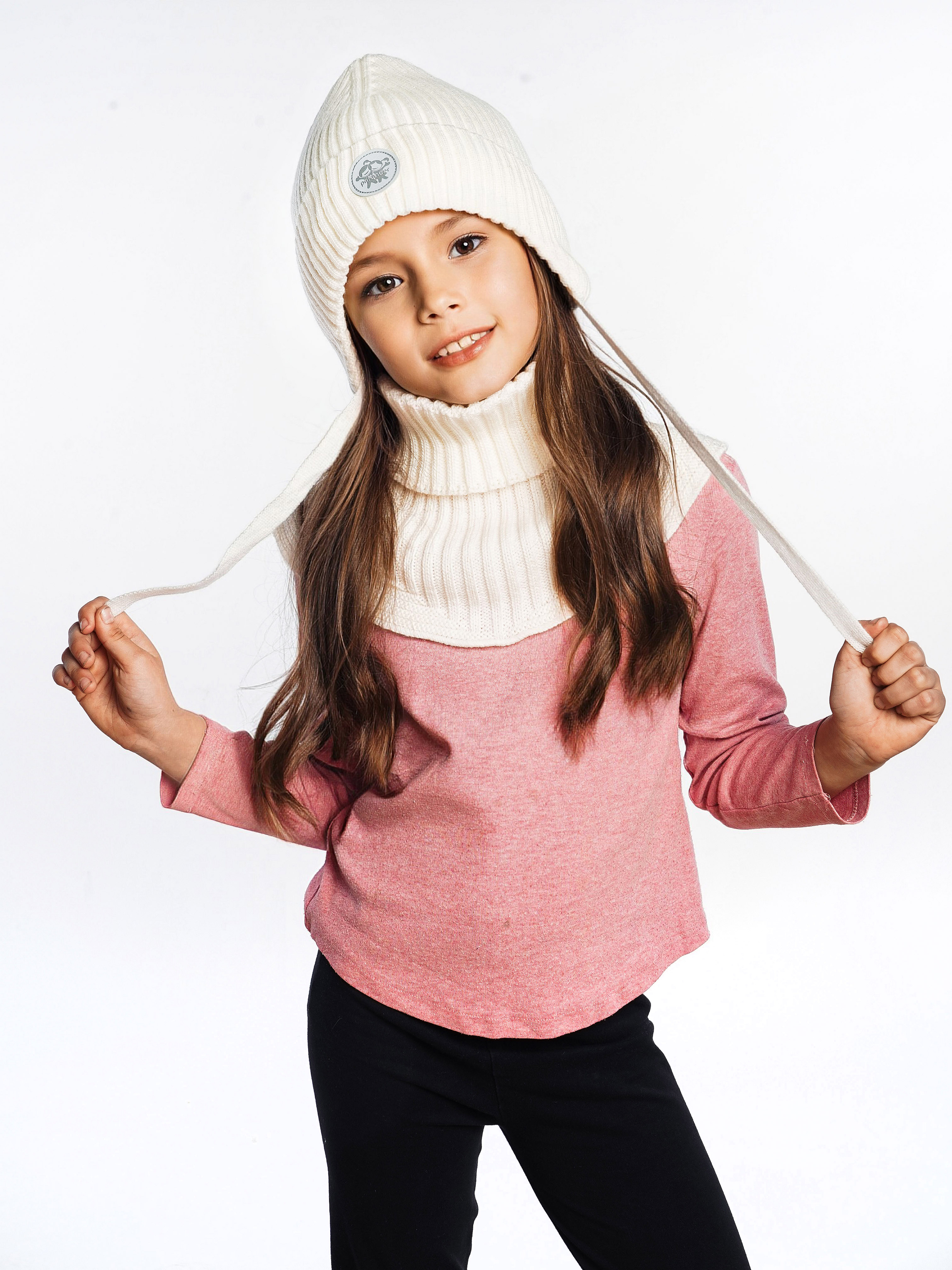 Шапка и снуд ПриКиндер U-W_231241 Цвет: Молочный - фото 10