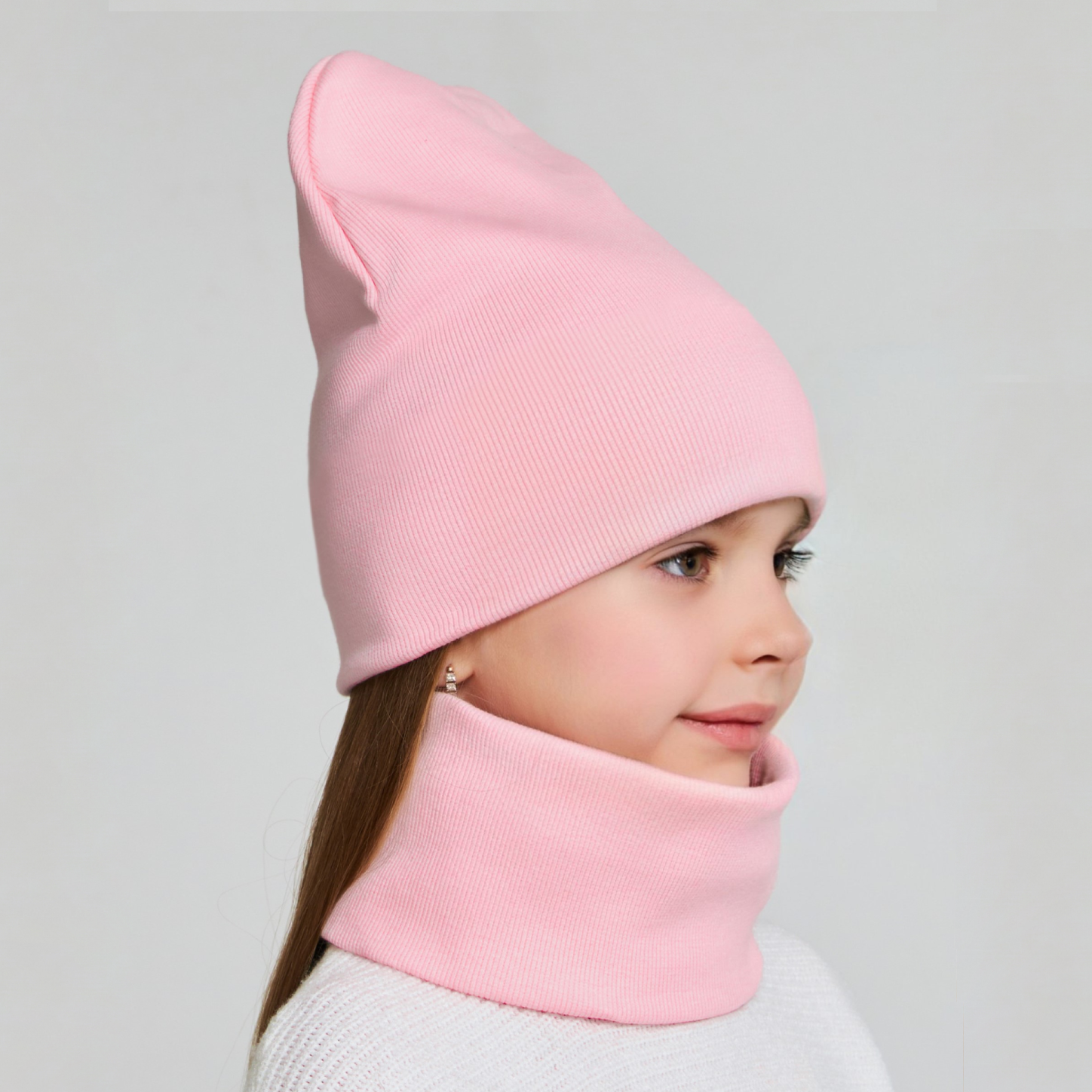 Шапка и снуд KUBRIO KU-H-69-KashG-Lpink - фото 4