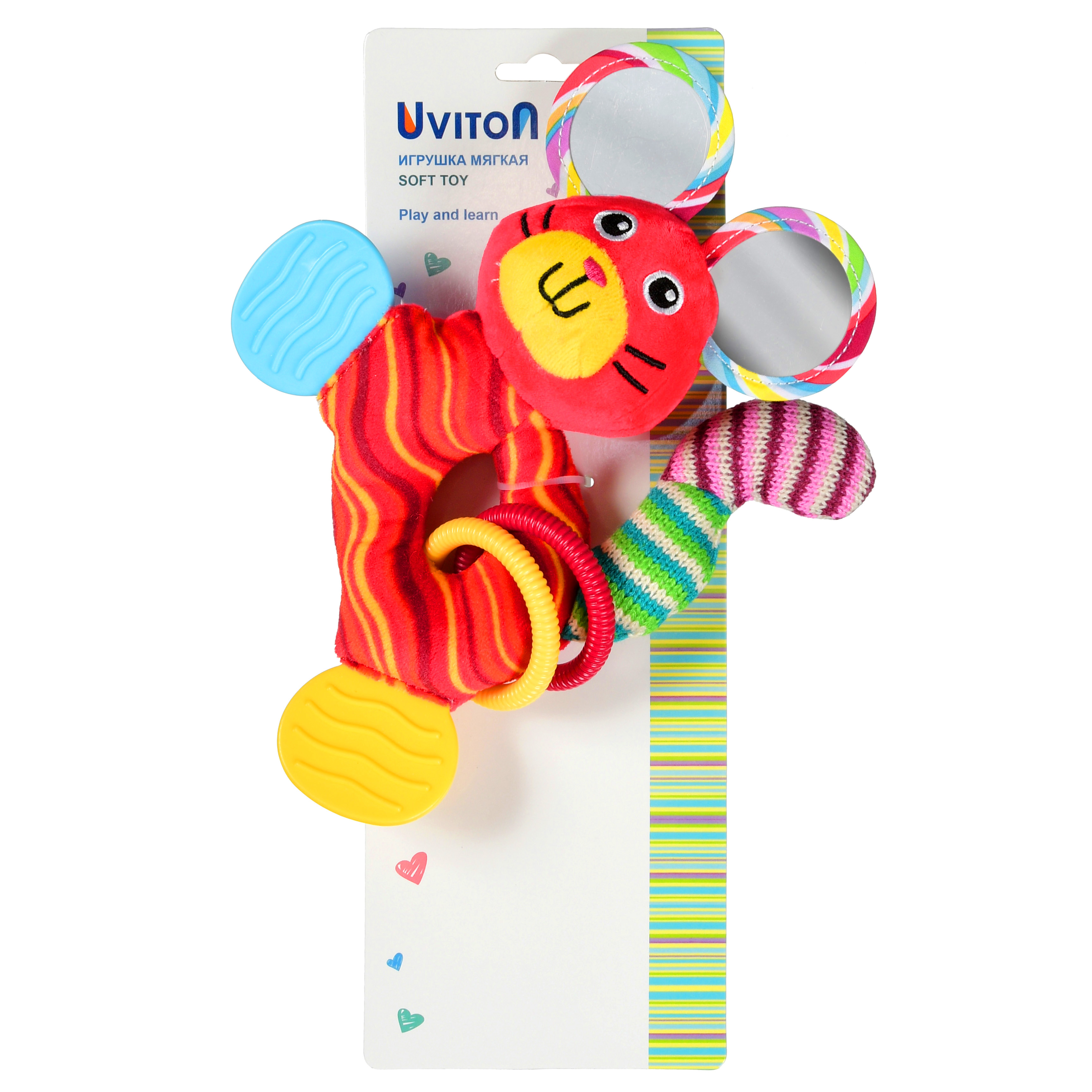 Игрушка Uviton погремушка Мышка в ассортименте - фото 10
