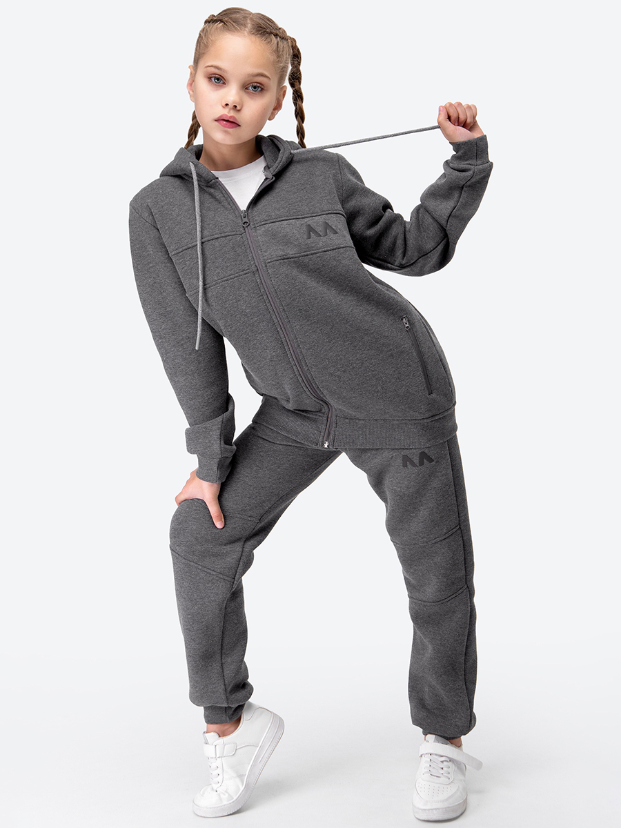 Костюм HappyFox HFJKD7099т.серый - фото 6