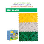 Массажный детский коврик пазл Ортодон игровой набор Футболист