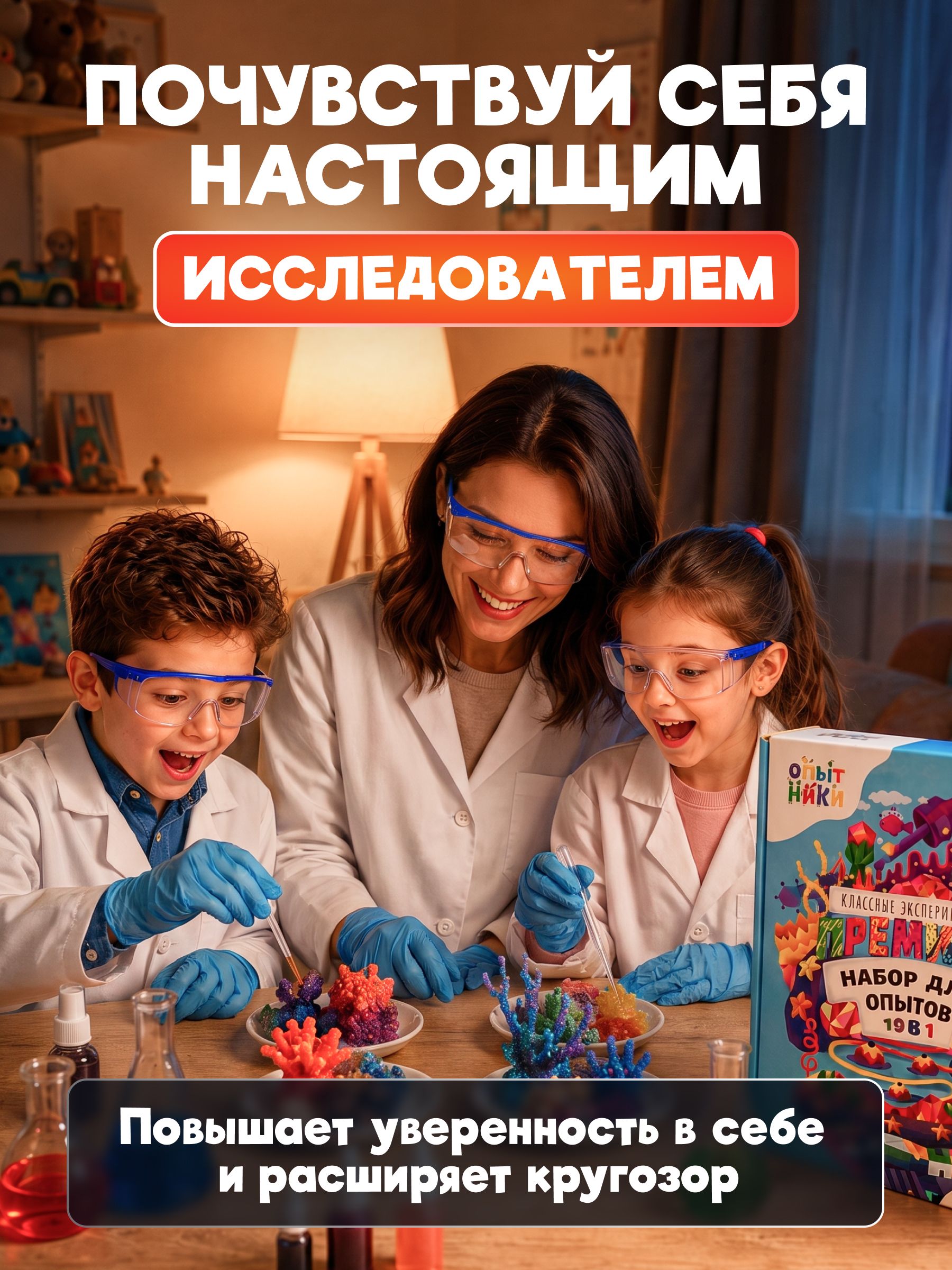 Набор для опытов Наукасити Опытники 10 в 1 - фото 10