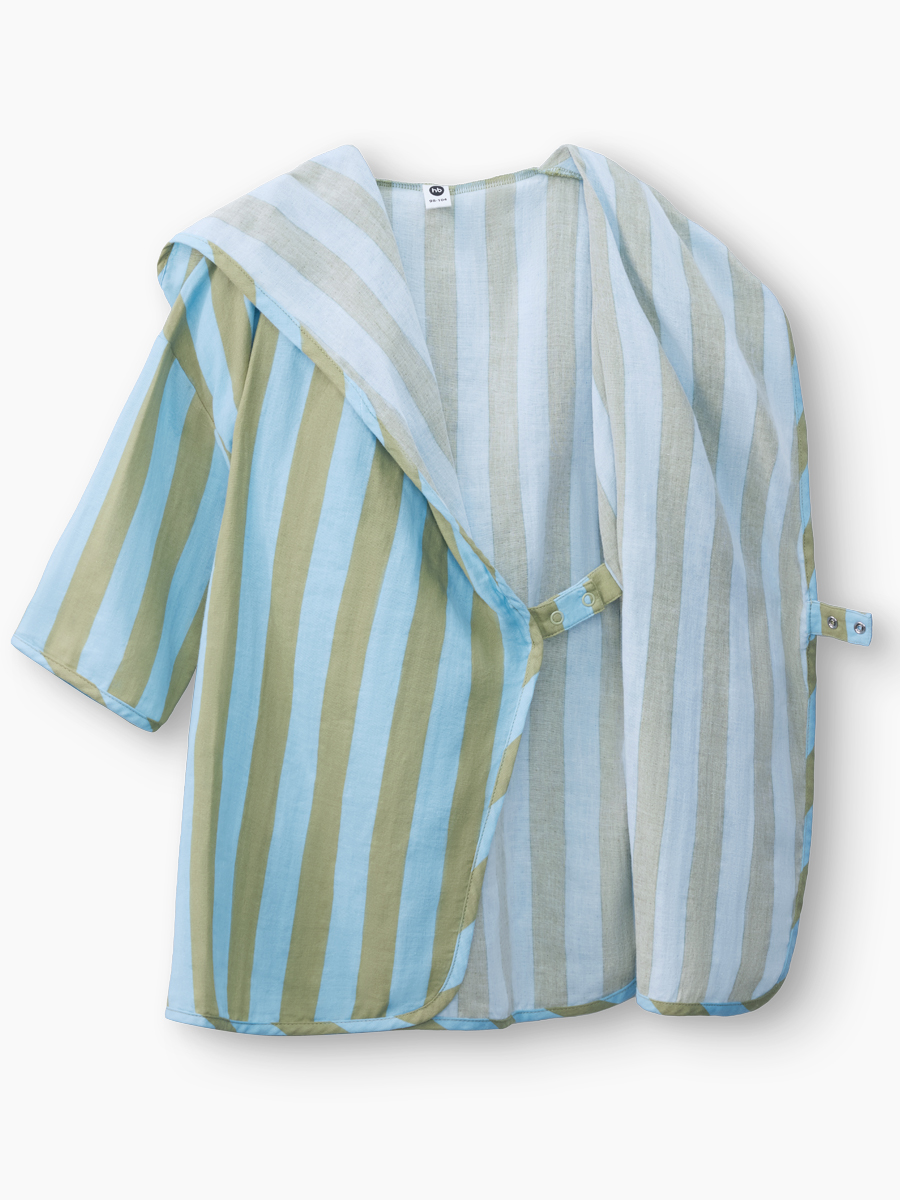 Халат Happy Baby 88129-1_blue-green-stripe - фото 6