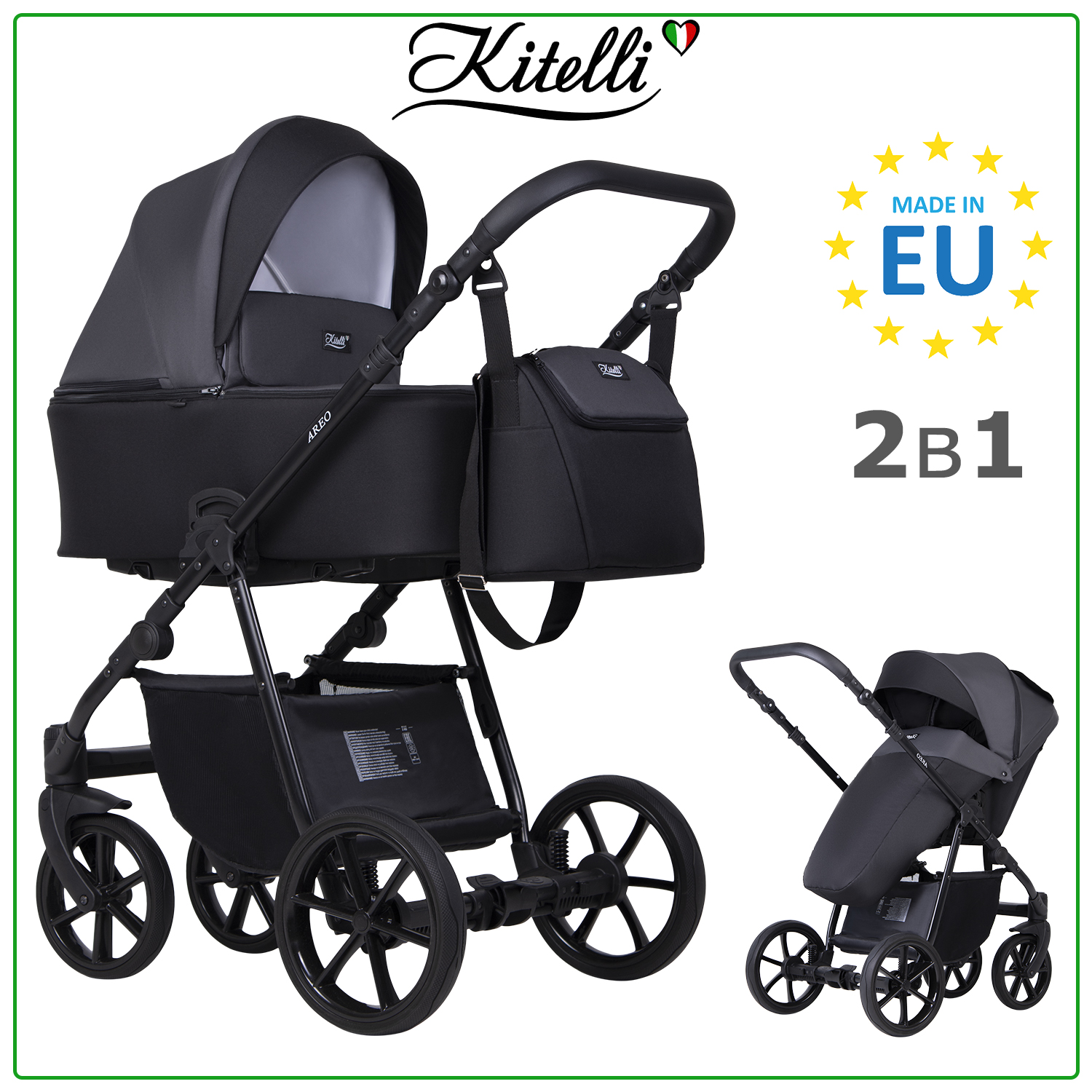 Коляска 2 в 1 Kitelli Areo - фото 1