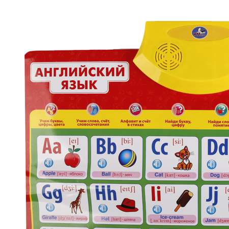 Плакат УМка Английский язык обучающий