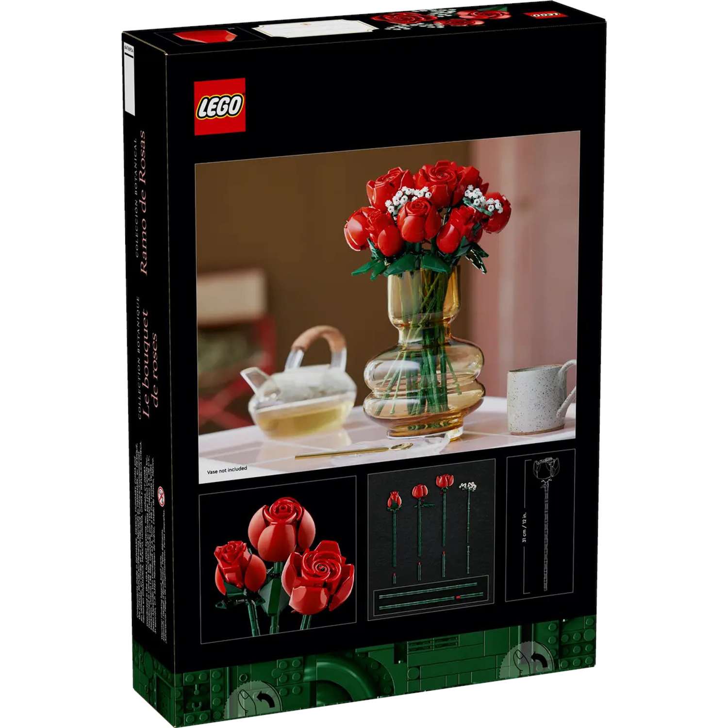Конструктор LEGO Botanicals Bouquet of Roses блочный - фото 6