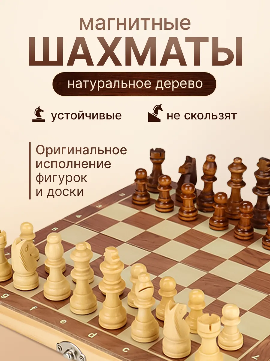 Настольная игра Рыжий кот Шахматы магнитные - фото 1