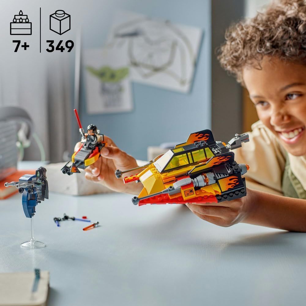 Конструктор LEGO Star Wars The Force Burner Snowspeeder 349 дет. - фото 7