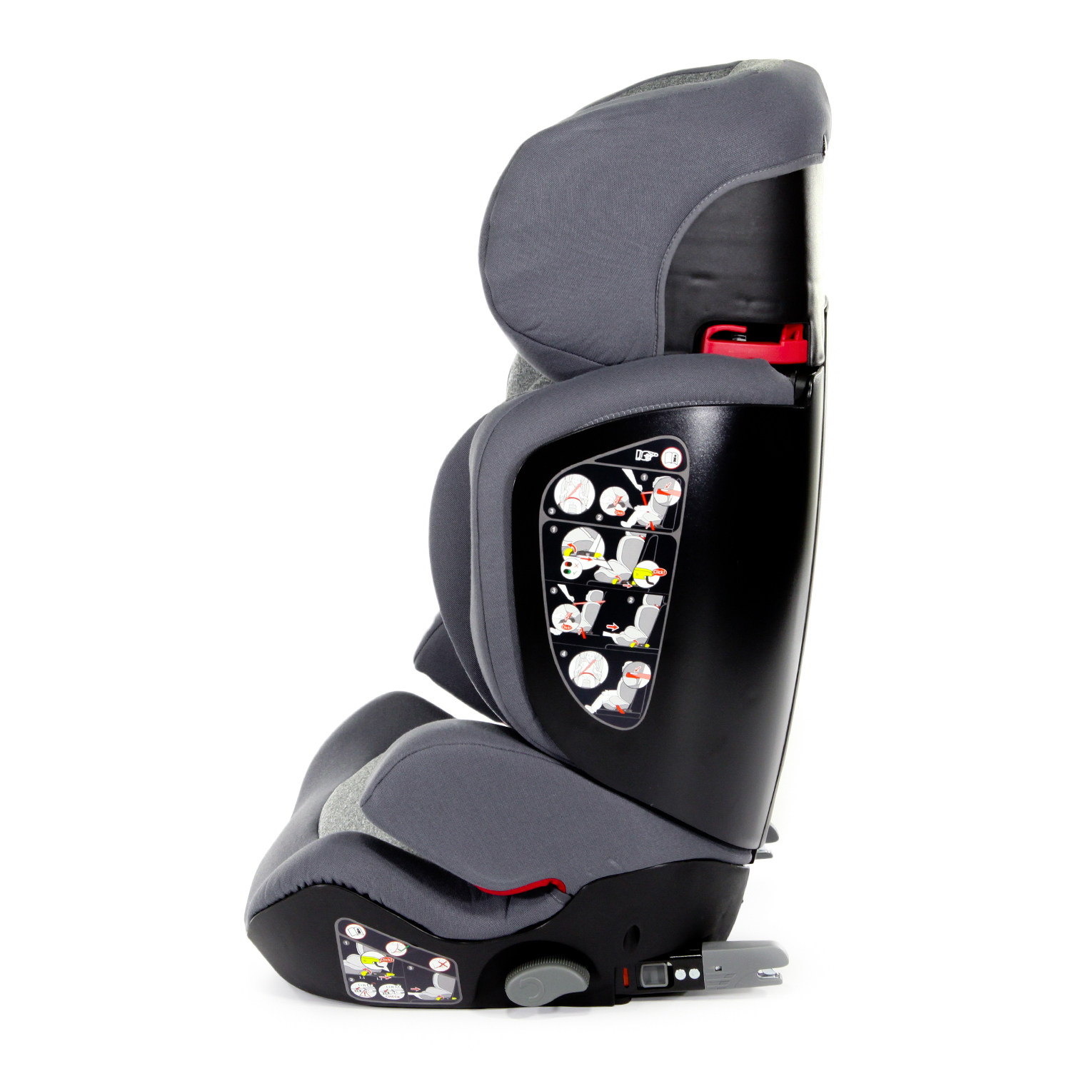 Автокресло Olsson Aurora Fix Grey Isofix 2/3 (15-36 кг) - фото 6