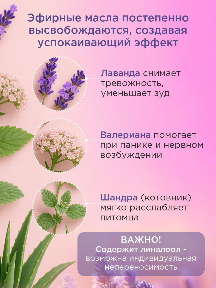 Успокаивающий ошейник GOODR NO STRESS Антистресс для кошек 35см - фото 5