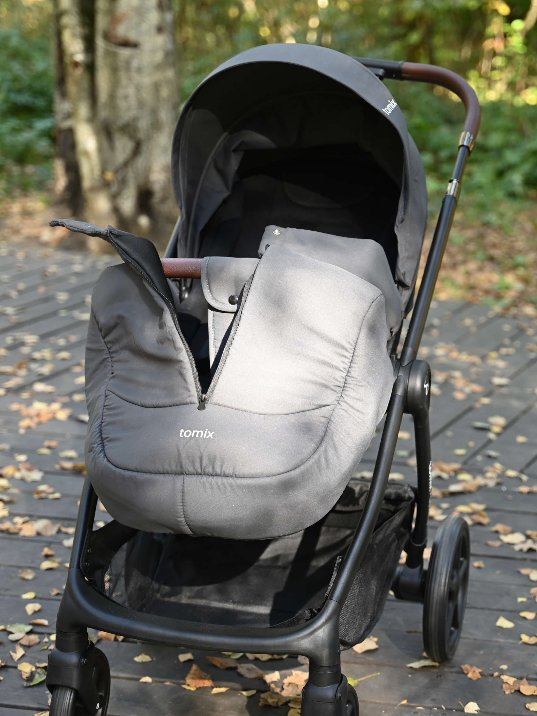 Коляска прогулочная Tomix Selena бежевый - фото 21