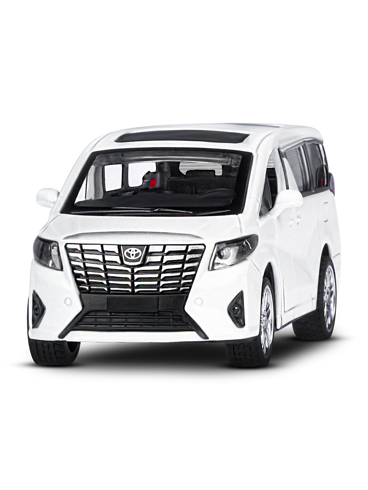 Автомобиль АВТОпанорама Toyota Alphard 1:43 JB1251029 - фото 10
