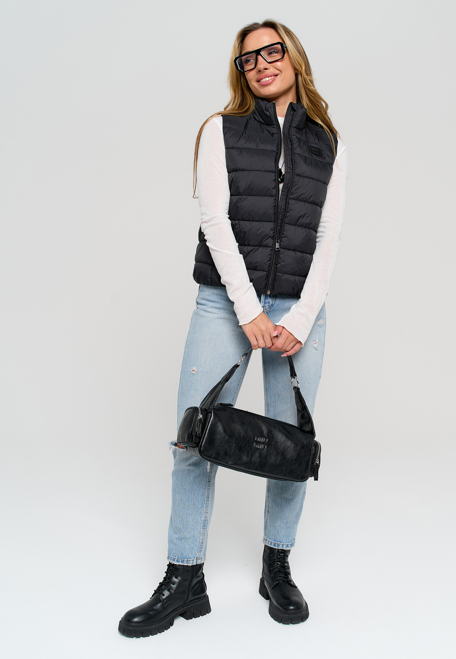 Жилет Stylish AMADEO AV-8508-черный - фото 10