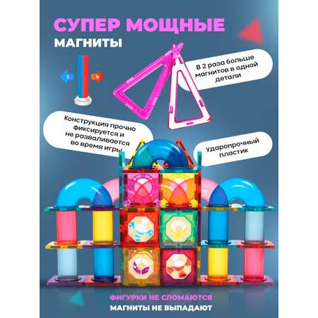 Конструктор ТЕХНО магнитный