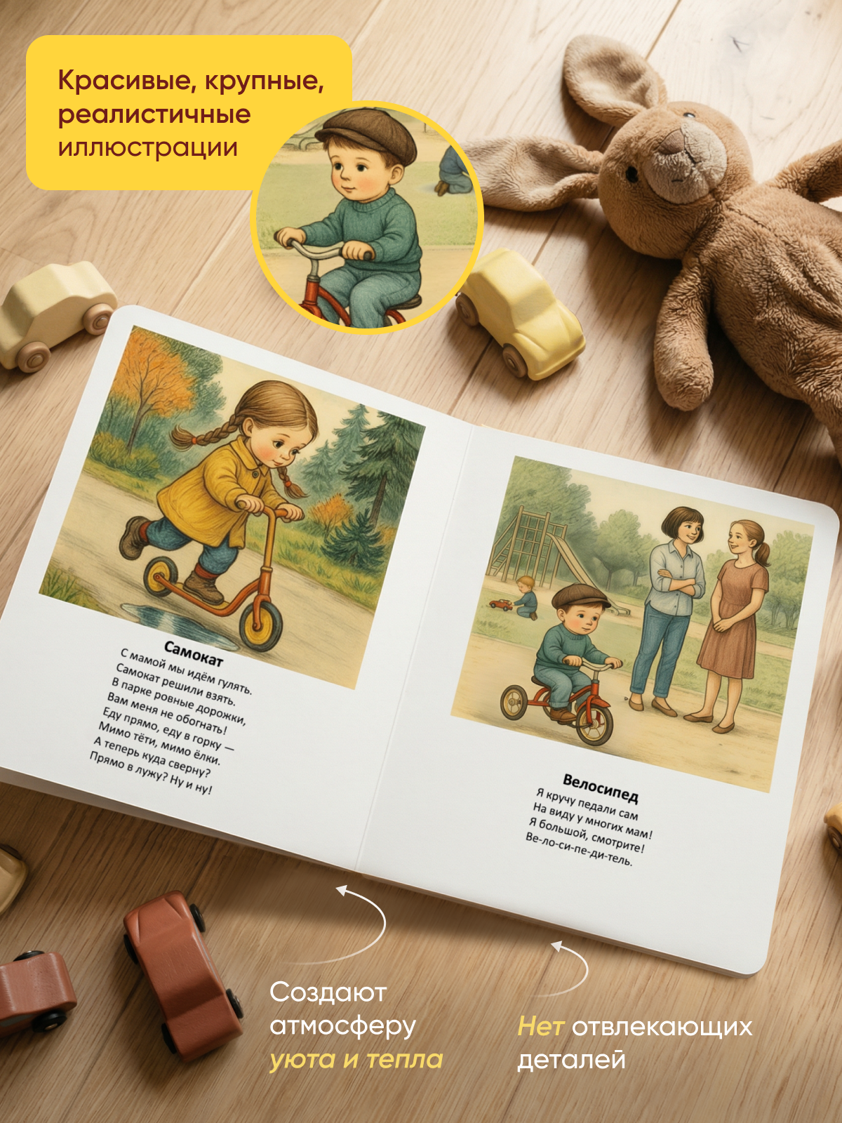 Картонная книга для малышей Расту по возрасту «Транспорт» 1+ - фото 4