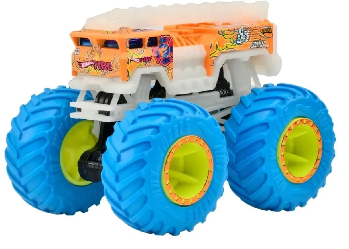 Автомобиль Hot Wheels Monster Trucks 5 Alarm 1:64 JFX10 - фото 4