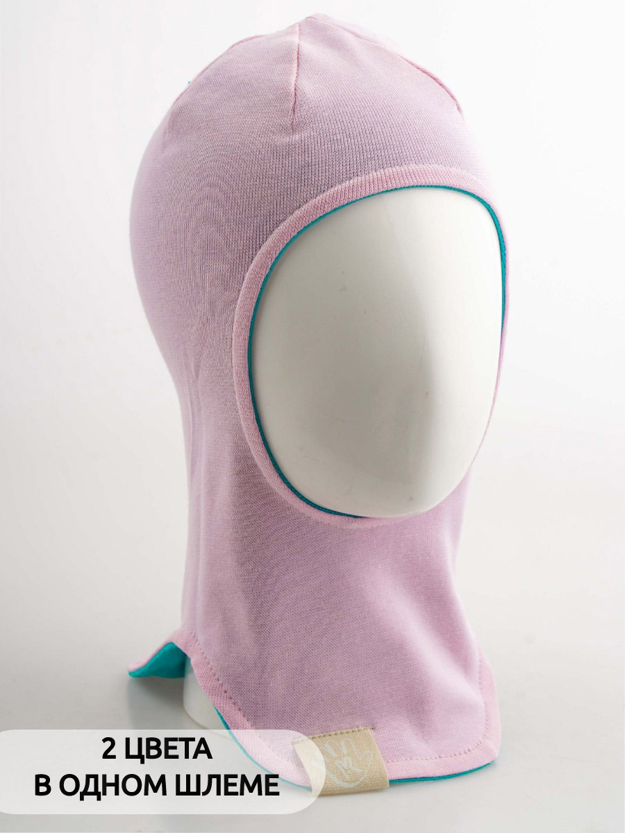 Шапка-шлем ПриКиндер U-A_221079 Цвет: Розовый/бирюзовый - фото 11