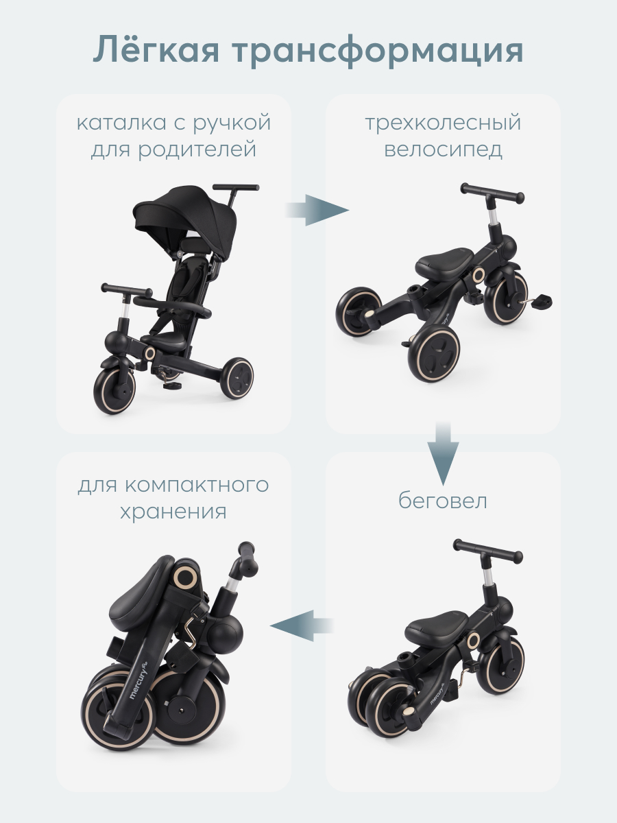 Велосипед-беговел Happy Baby 8 дюймов - фото 7