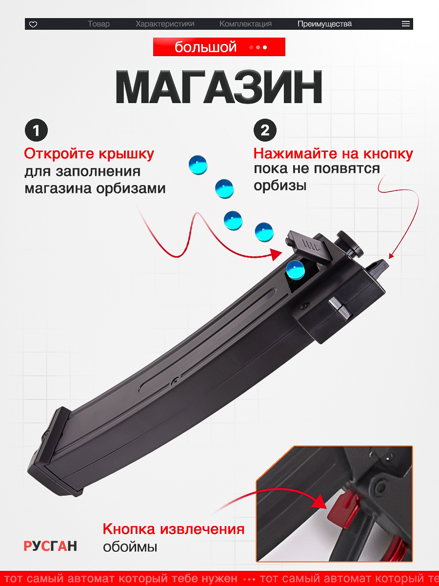 Автомат RUSHGAN MP5 - фото 8