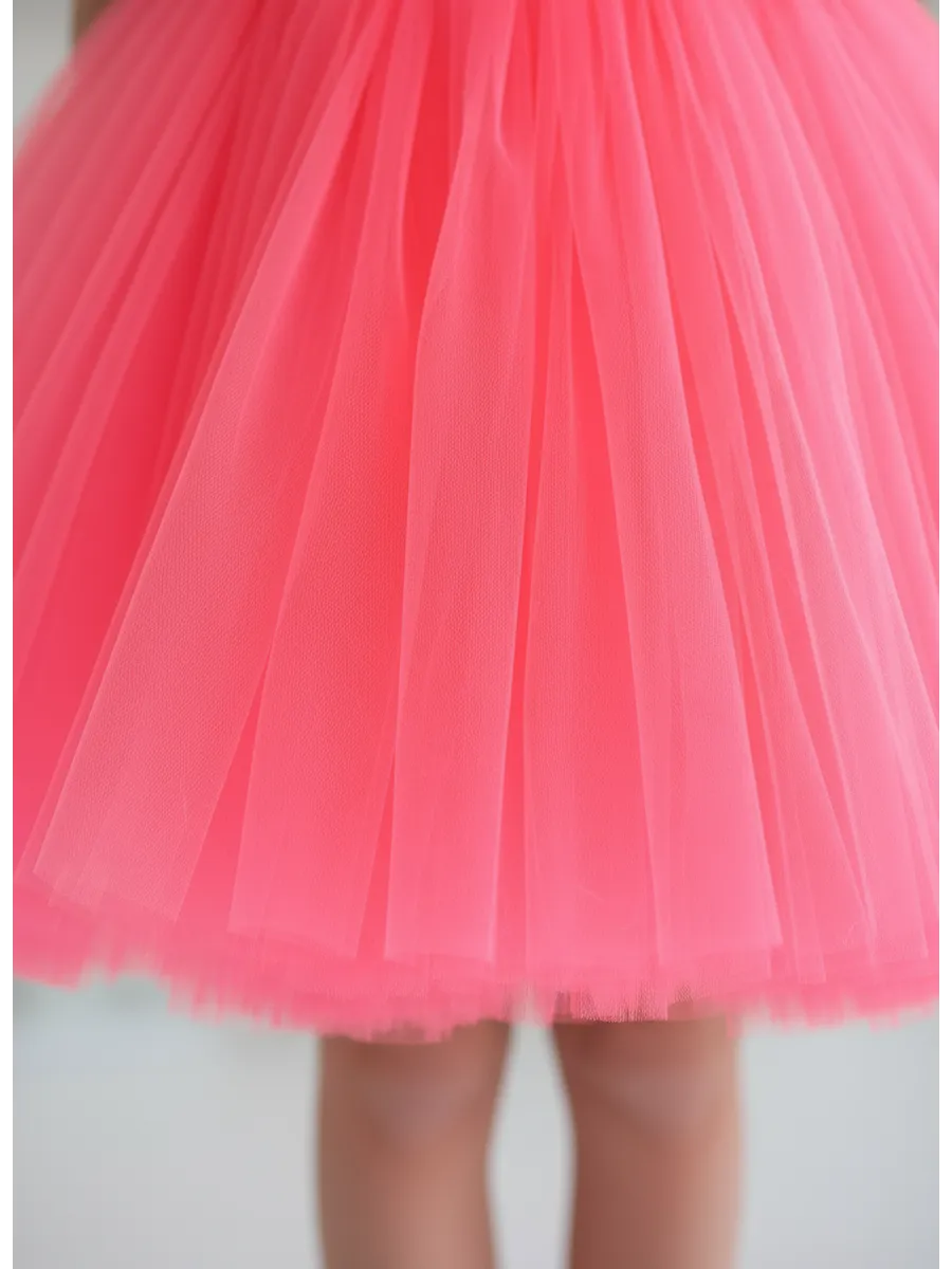 Платье LELUkids 123.41.86к/неон - фото 7