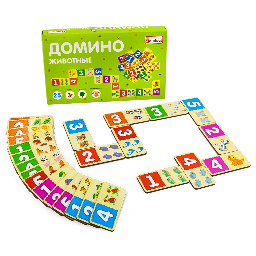 Настольная игра Alatoys 25 фишек ЖИВОТНЫЕ - фото 8