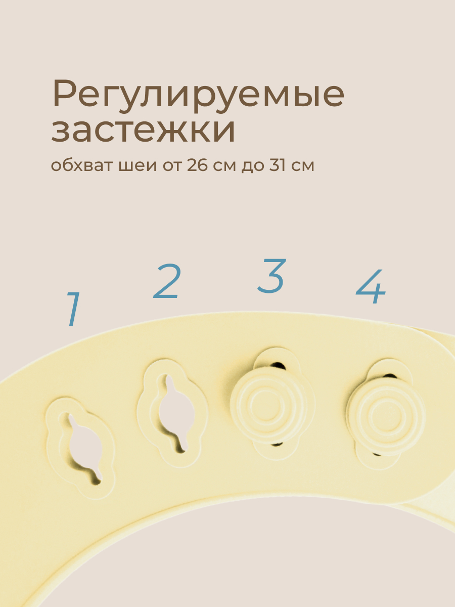 Нагрудник ROXY-KIDS силикон - фото 4