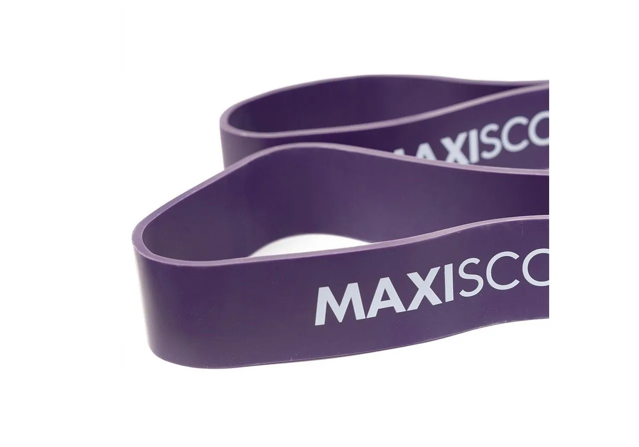 Эспандер ленточный MAXISCOO FIT 45–55 кг, фиолетовый - фото 4