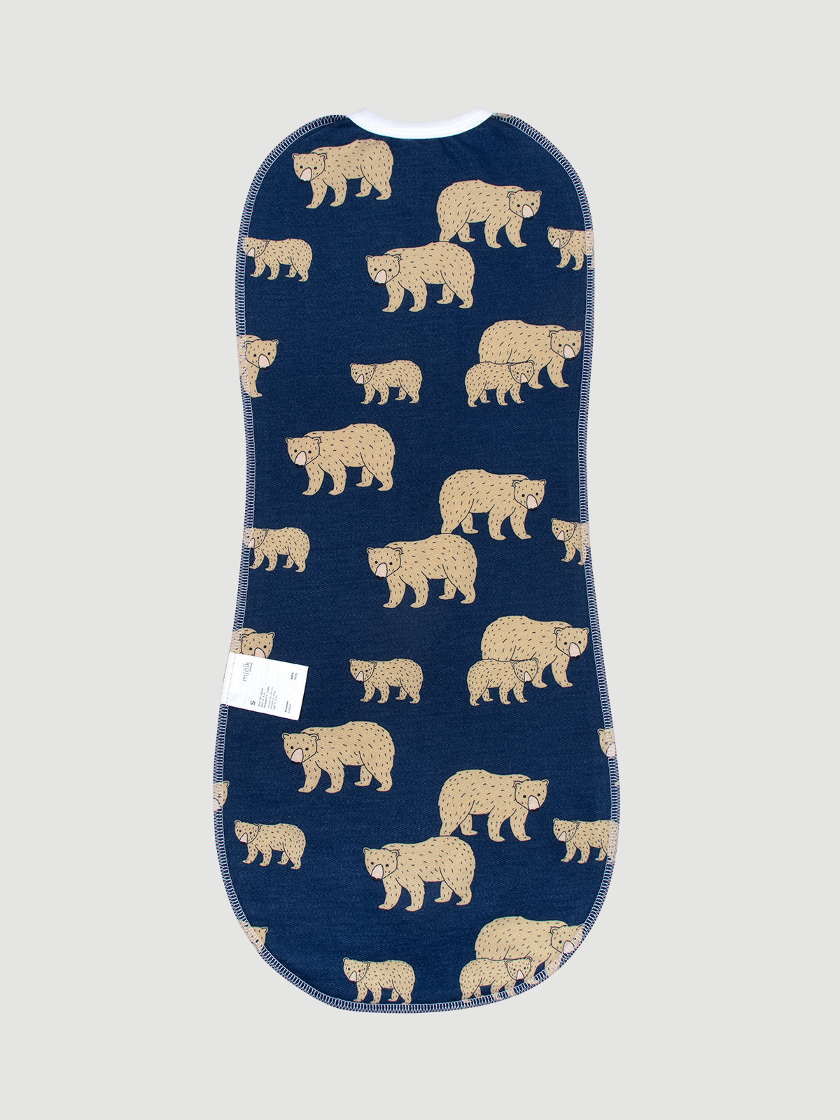 Конверт пеленальный (кокон) Mjolk голубой - фото 5