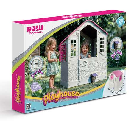 Домик игровой Dolu Country Play house, розовый
