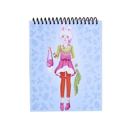 Блокнот дизайнера Style and Smile для рисования Девочка-зайчик 16 х 20 см 12258_1