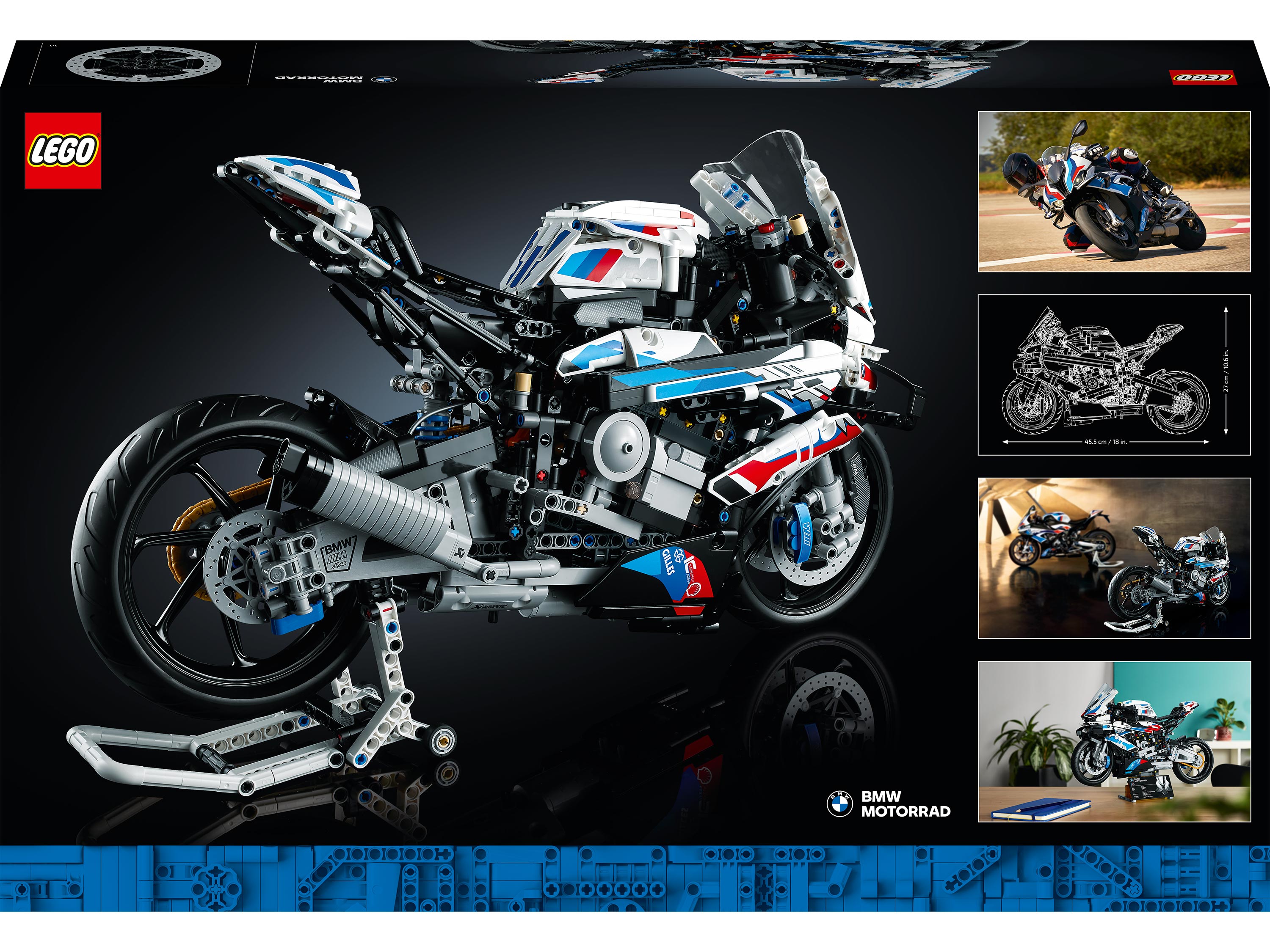 Конструктор LEGO Technic Мотоцикл BMW M блочный - фото 18