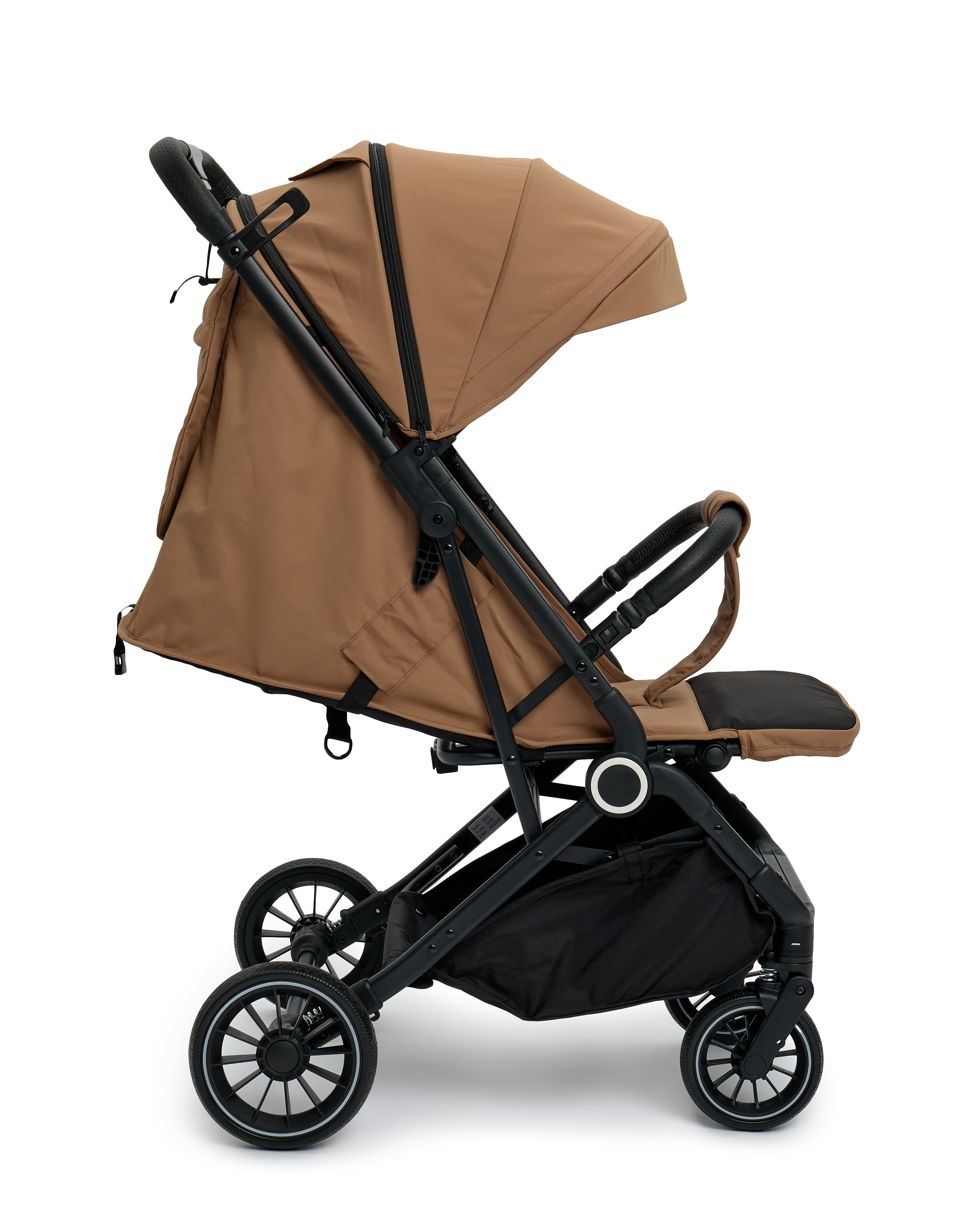 Коляска прогулочная BabyGo Roady Plus коричневый - фото 8