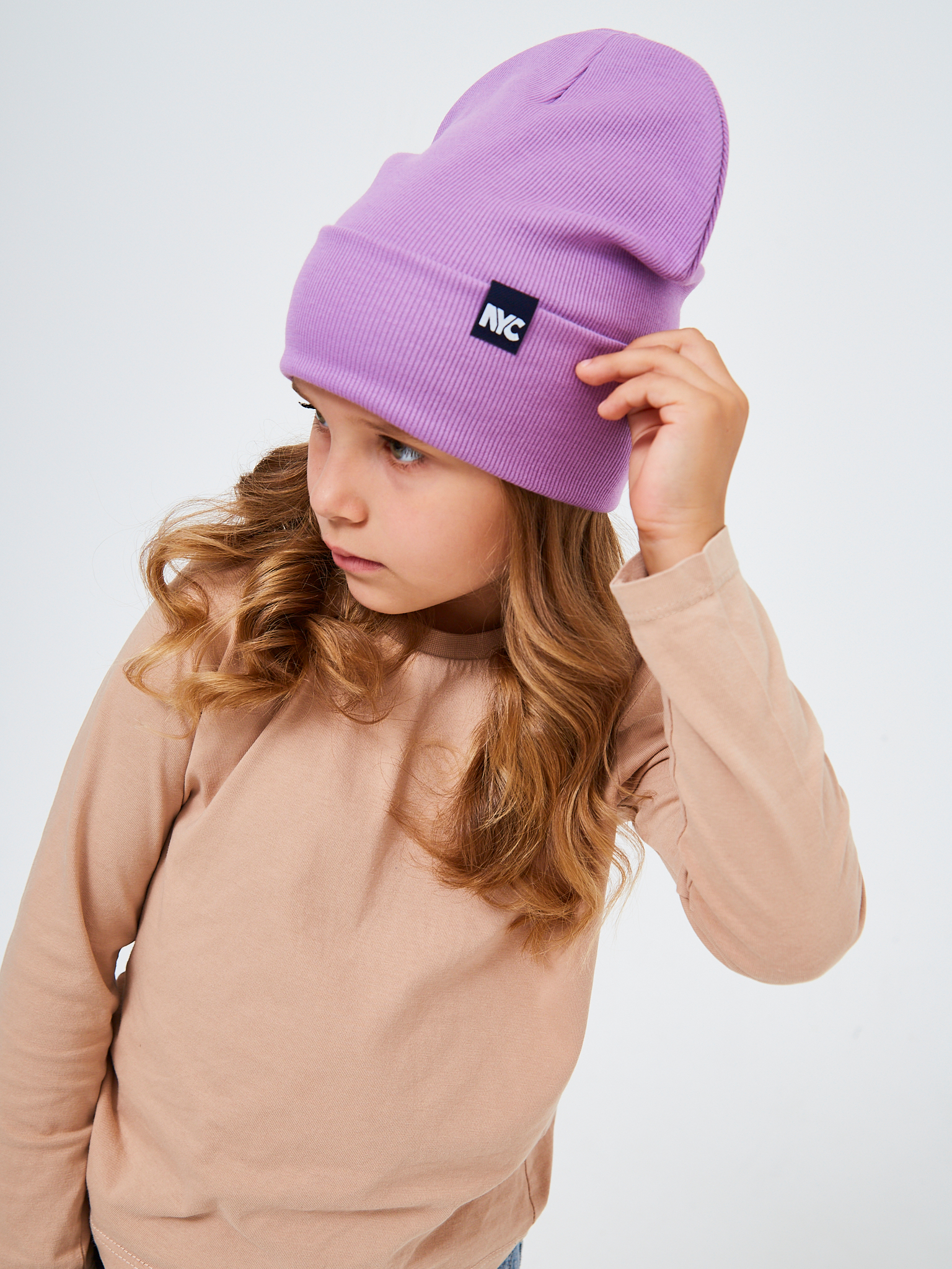 Шапка NYCkids NYC-H-070-KashG-purp - фото 8
