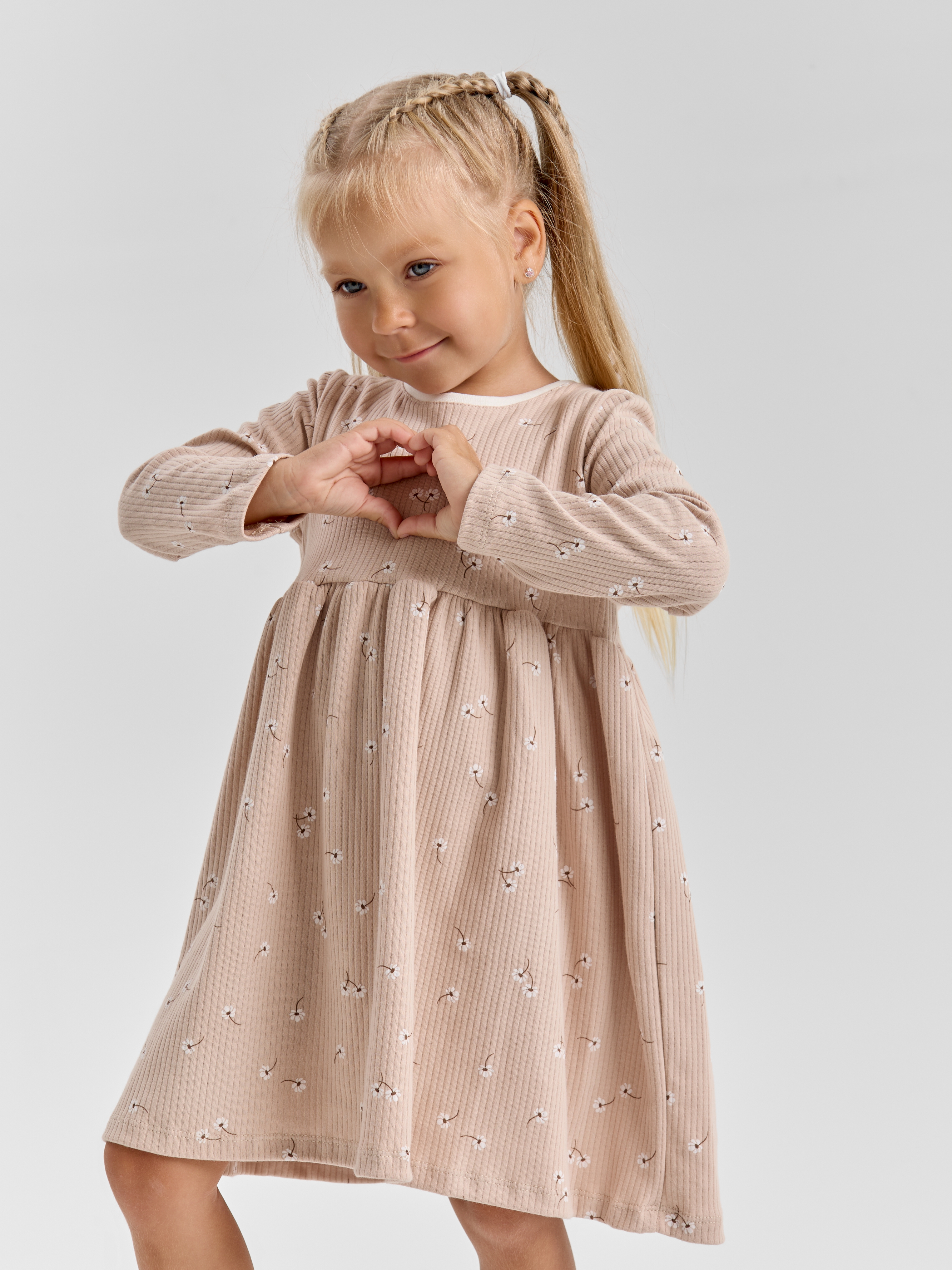 Платье LEVA платье для девочки_маргаритки на кофе - фото 8