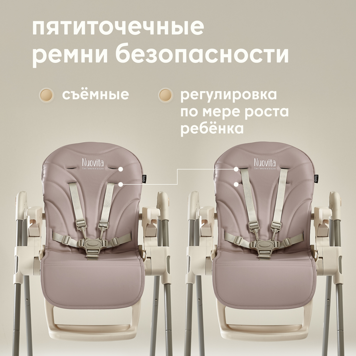 Стульчик для кормления Nuovita Nativo - фото 9